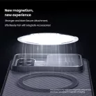 Nillkin CamShield PRO Mágneses Tok Samsung Galaxy A57 telefonhoz Átlátszó Fekete Tok