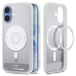   iPhone 17 Ezüst Spigen - Ultra Hybrid Classic MagSafe (ACS10389) tok