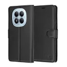 Techsuit - Bőr Fliptok - Xiaomi Redmi Note 15 Pro 4G - Fekete tok