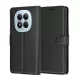Techsuit - Bőr Fliptok - Xiaomi Redmi Note 15 Pro 4G - Fekete tok