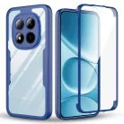 Techsuit - ColorVerse 360 Sorozat + Képernyővédő - Xiaomi Redmi Note 15 Pro 4G - Kék tok