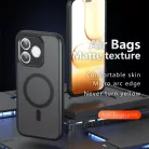 Techsuit - PureFrost MagSafe - Honor 600 Lite - Mattfekete tok