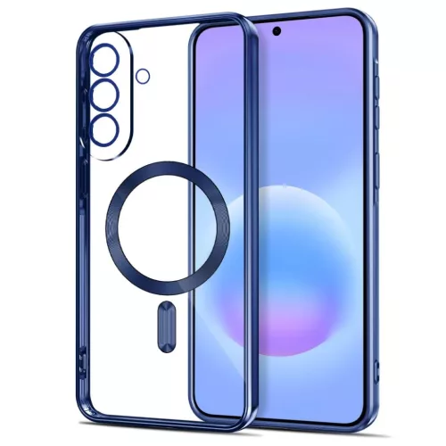 Samsung Galaxy A57 5G Tech-Protect MagFlex MagSafe sötétkék tok