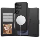 Samsung Galaxy S26 Ultra Tech-Protect Wallet MagSafe matt fekete tok