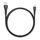 Lightning USB kábel Blue Star 2A 12W 1 m PJ-DG5-A fekete