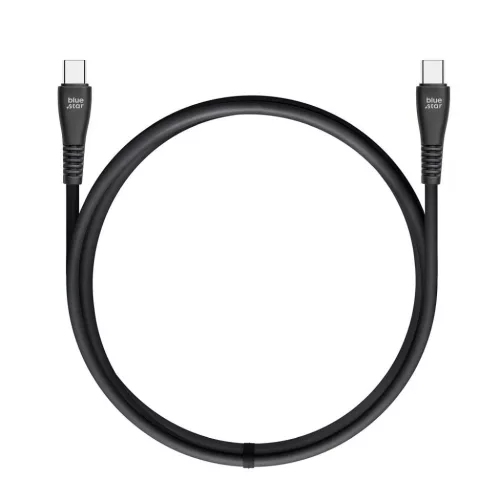 Blue Star USB-C - USB-C 3A 60W QC4.0 1 m PJ-DQ1-C fekete Type-C USB kábel