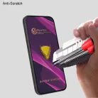 Samsung Galaxy A57 OG Purple Big Curved kijelzővédő fólia fekete kerettel