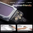 iPhone 15 Pro betekintés gátló üvegfólia Prémium Apei MagicBox Armor Privacy