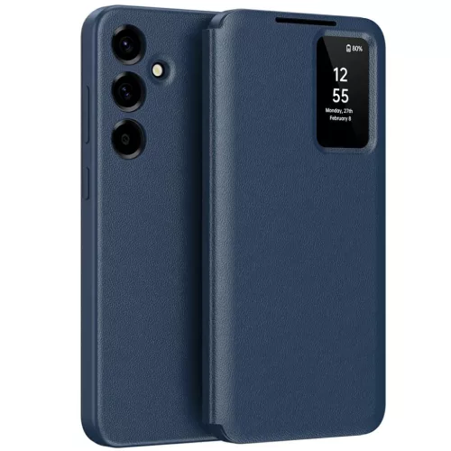 Samsung Galaxy A57 5G Kék Techsuit SmartView Series tok