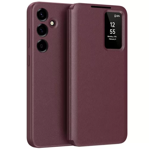 Samsung Galaxy A57 5G Piros Techsuit SmartView sorozat tok