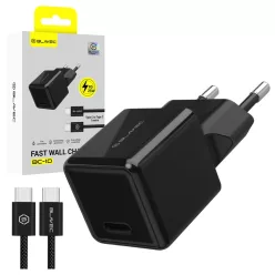   Blavec Fali töltő BC-10 - Type C - PD 25W 3A Type C-a-Type C kábellel (TCBC10-CB253A) fekete