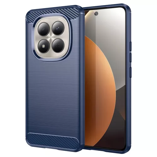 Xiaomi Redmi Note 15 Pro 4G Kék Techsuit Carbon Silicone tok