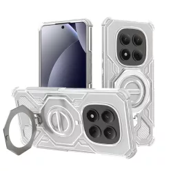  Xiaomi Redmi Note 15 Pro 4G Fehér Átlátszó Techsuit Carbon Shield PRO tok