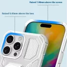 Xiaomi Redmi Note 15 Pro 4G Fehér Átlátszó Techsuit Carbon Shield PRO tok
