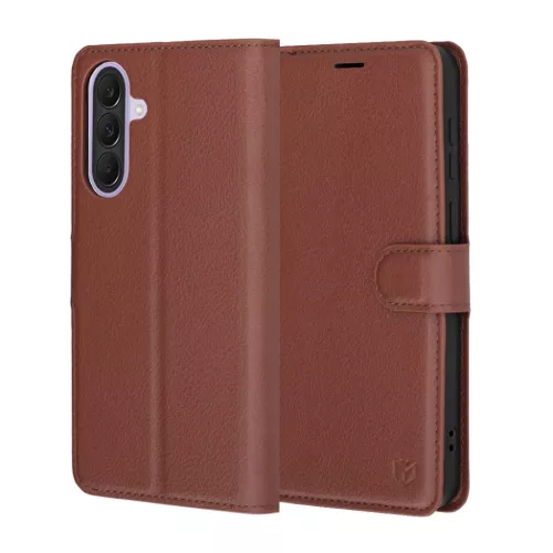 Samsung Galaxy A57 5G Barna Techsuit Leather Folio tok