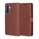 Samsung Galaxy A57 5G Barna Techsuit Leather Folio tok