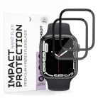 Apple Watch 7 / 8 / 9 41mm Fekete Techsuit - Nano Flex (2 pack) üvegfólia