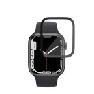 Apple Watch 7 / 8 / 9 41mm Fekete Techsuit - Nano Flex (2 pack) üvegfólia