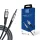 3mk - Audiokábel - USB-C - 3.5mm Jack, DAC Chip, 3,5m - Fekete
