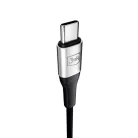 3mk - Audiokábel - USB-C - 3.5mm Jack, DAC Chip, 3,5m - Fekete