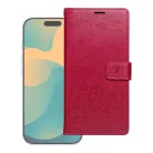Samsung Galaxy S26 Ultra MEZZO könyvtok macskás piros tok