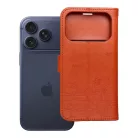 iPhone 17 MEZZO könyvtok macskás barna tok