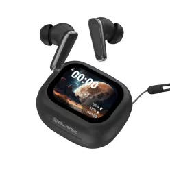   Blavec Bluetooth TWS Fülhallgató BW-07 Live LCD kijelzővel (BW07L-B) fekete