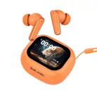 Blavec Bluetooth TWS Fülhallgató BW-07 Live LCD kijelzővel (BW07L-O) narancssárga