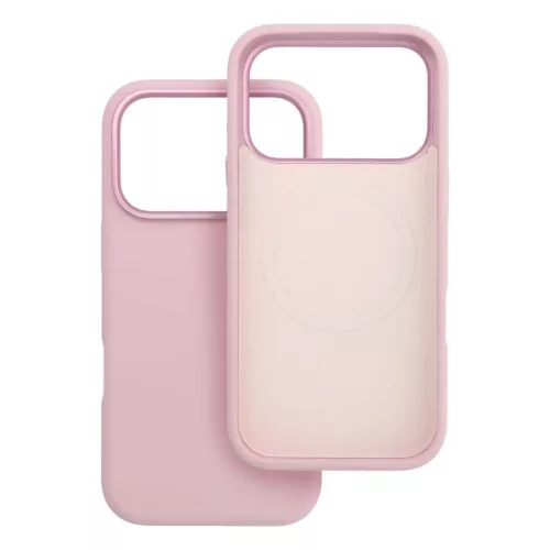 Samsung Galaxy S26 Forcell F-Protect Frame Premium MagSafe-kompatibilis rózsaszín tok