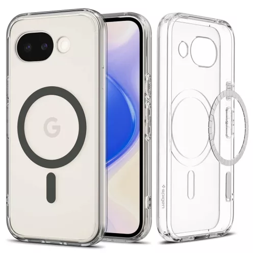 Google Pixel 10a Clear Graphite Spigen Ultra Hybrid MagSafe (ACS11277) tok