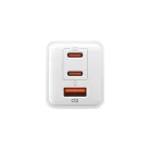 Spigen - Fali töltő Essential EE473EU (ACH09464) - USB, 2x Type-C, Gyors töltés, Quantum Boost, 47W - Fehér