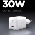 Spigen - Fali Töltő Essential EE301EU (ACH09492) - Type-C, Gyors töltés, Quantum Boost, 30W - Fehér