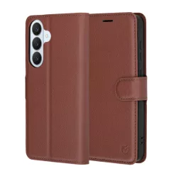 Samsung Galaxy S26 Barna Techsuit Bőrcsukható fliptok