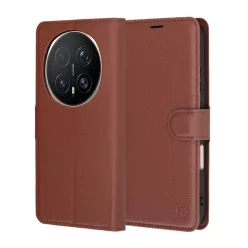 Honor Magic8 Pro Barna Techsuit Bőr Fliptok