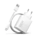 Xiaomi MDY-19-ER USB-A 100W Utazó töltő + Adatkábel 6A USB-C Fehér
