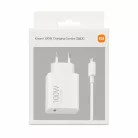 Xiaomi MDY-19-ER USB-A 100W Utazó töltő + Adatkábel 6A USB-C Fehér
