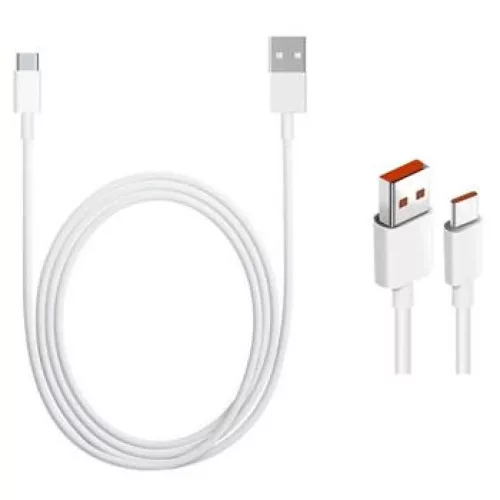 Xiaomi Original Type-C USB adatkábel 4A 1m fehér (Bulk)