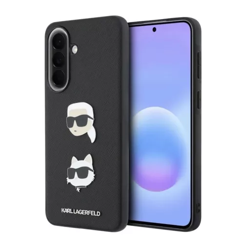 Karl Lagerfeld Liquid Silicone Metal Karl és Choupette Samsung Galaxy A57 tok