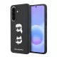 Karl Lagerfeld Liquid Silicone Metal Karl és Choupette Samsung Galaxy A57 tok