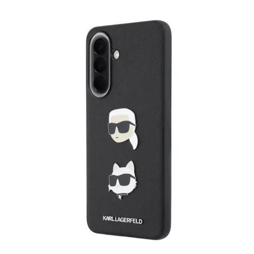 Karl Lagerfeld Liquid Silicone Metal Karl és Choupette Samsung Galaxy A57 tok