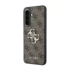 Samsung Galaxy A57 Barna Guess PU 4G Fém Logós Tok