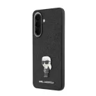 Samsung Galaxy A57 Fekete Karl Lagerfeld Fix Glitter Metal Ikonikus tok