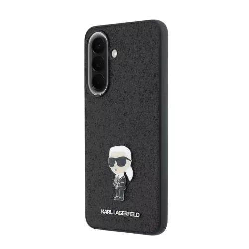 Samsung Galaxy A57 Fekete Karl Lagerfeld Fix Glitter Metal Ikonikus tok