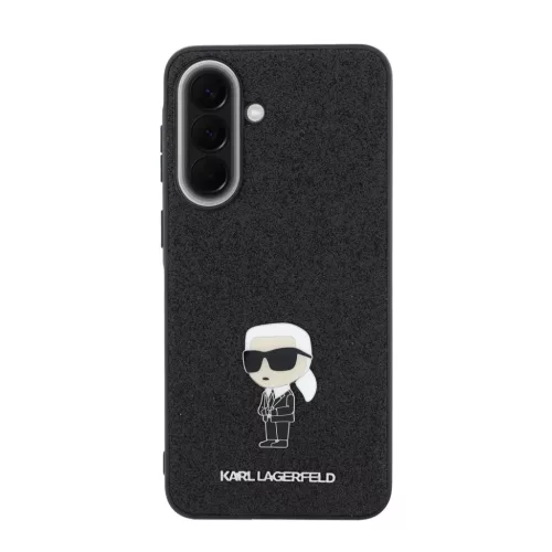 Samsung Galaxy A57 Fekete Karl Lagerfeld Fix Glitter Metal Ikonikus tok