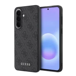   Samsung Galaxy A57 Szürke Guess PU 4G Metal Classic Logo tok