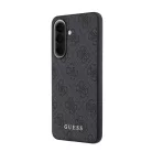 Samsung Galaxy A57 Szürke Guess PU 4G Metal Classic Logo tok
