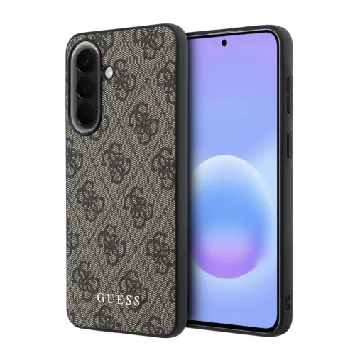 Samsung Galaxy A57 Barna Guess PU 4G Metal Classic Logós Tok