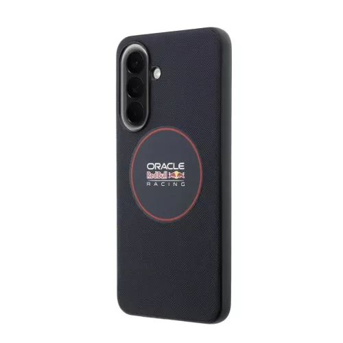 Samsung Galaxy A57 Navy Red Bull PU bőr Red Ring MagSafe tok