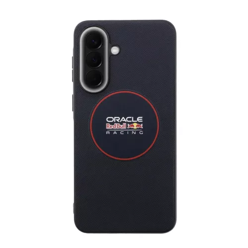 Samsung Galaxy A57 Navy Red Bull PU bőr Red Ring MagSafe tok