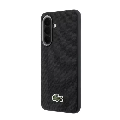 Lacoste Iconic Petit Pique Szövött Logós MagSafe Tok Samsung Galaxy A57 Fekete tok